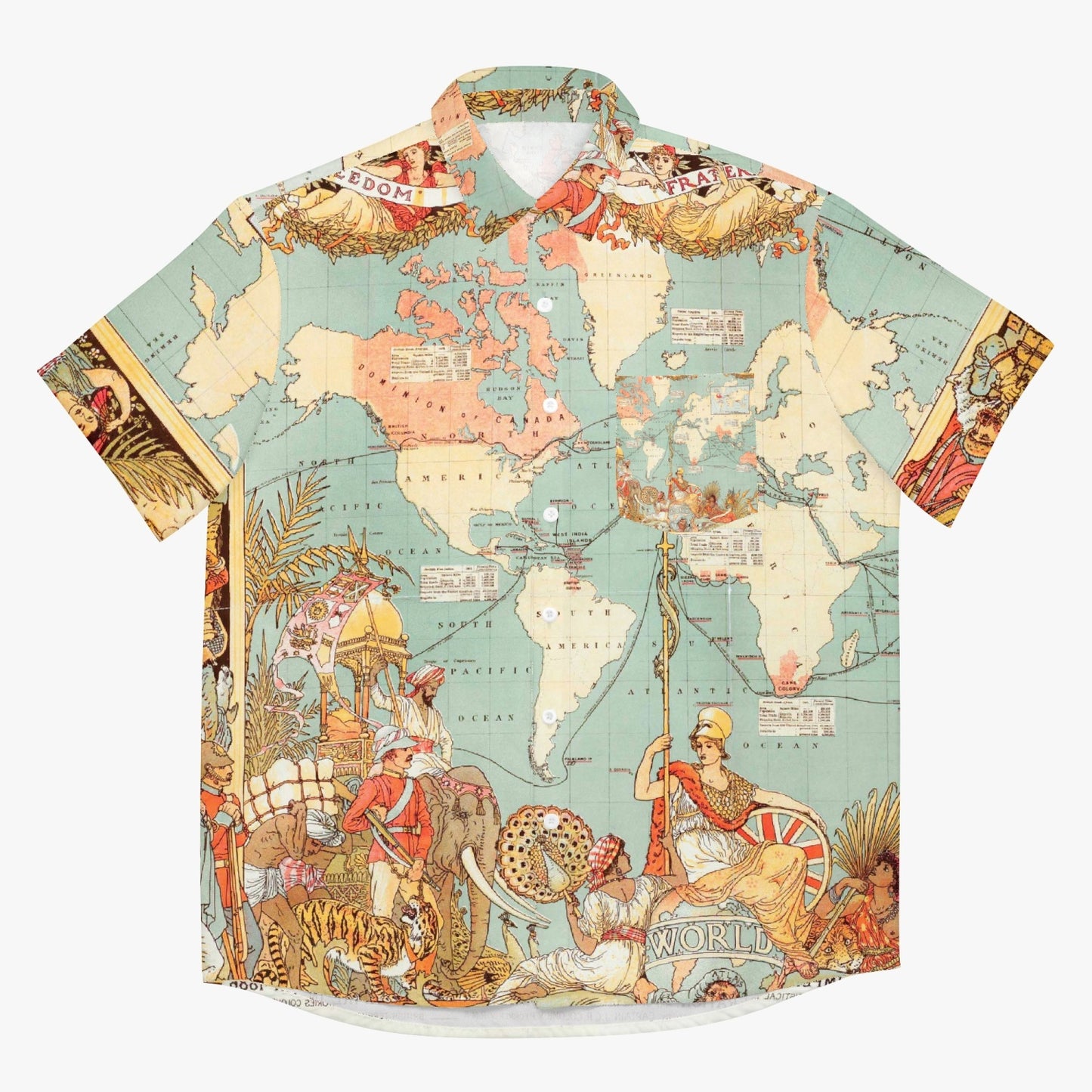 2. British Empire Map Hawaiian shirt