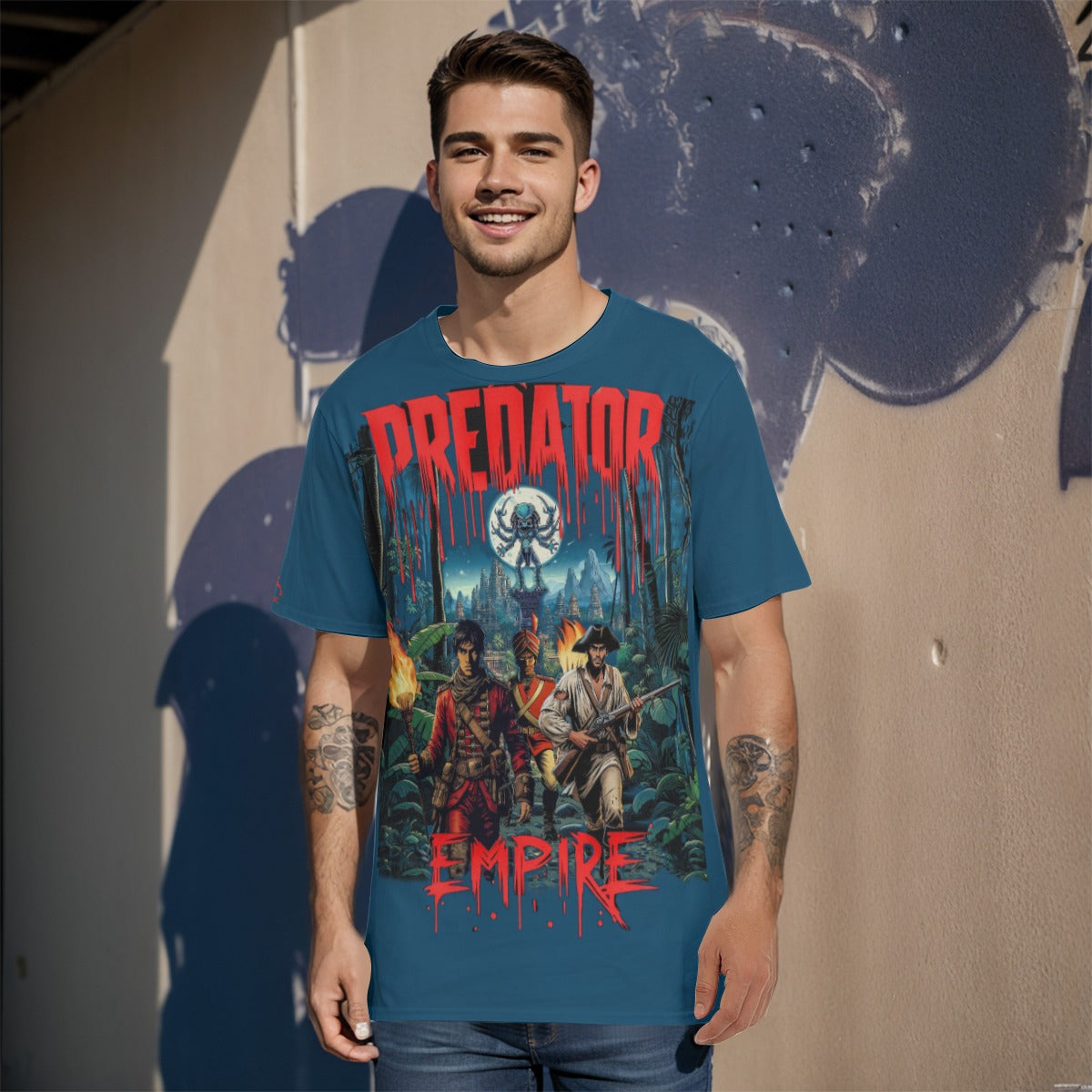 Predator vs British Empire Men's O-Neck T-Shirt