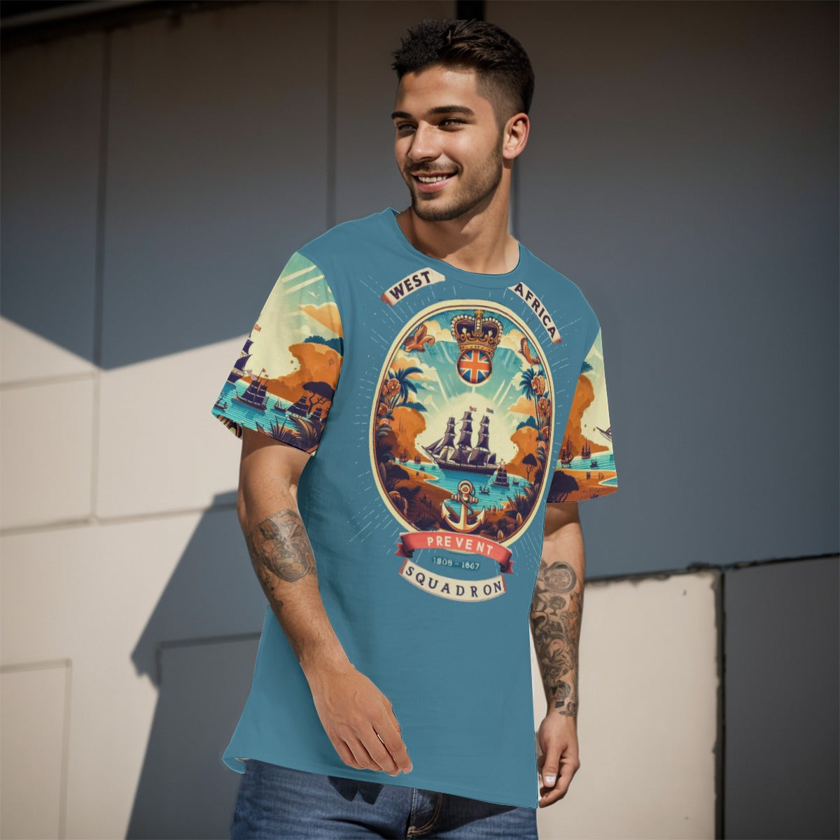 West Africa Squadron Men's O-Neck T-Shirt