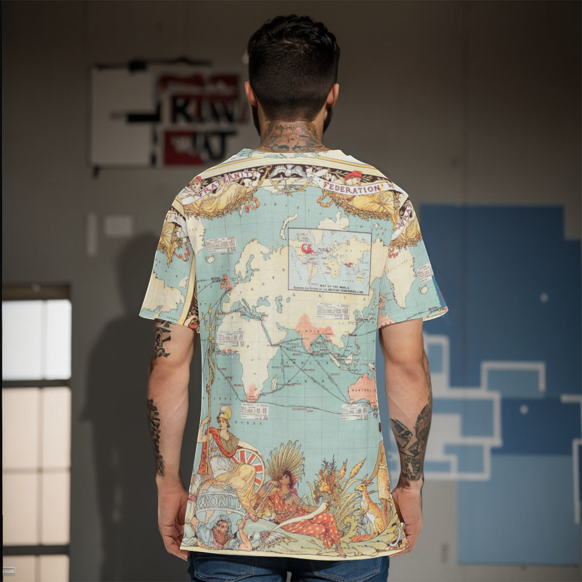 2. British Empire Map O-Neck T-Shirt