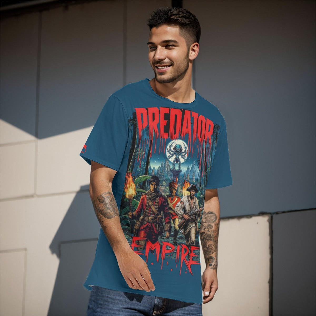 Predator vs British Empire Men's O-Neck T-Shirt