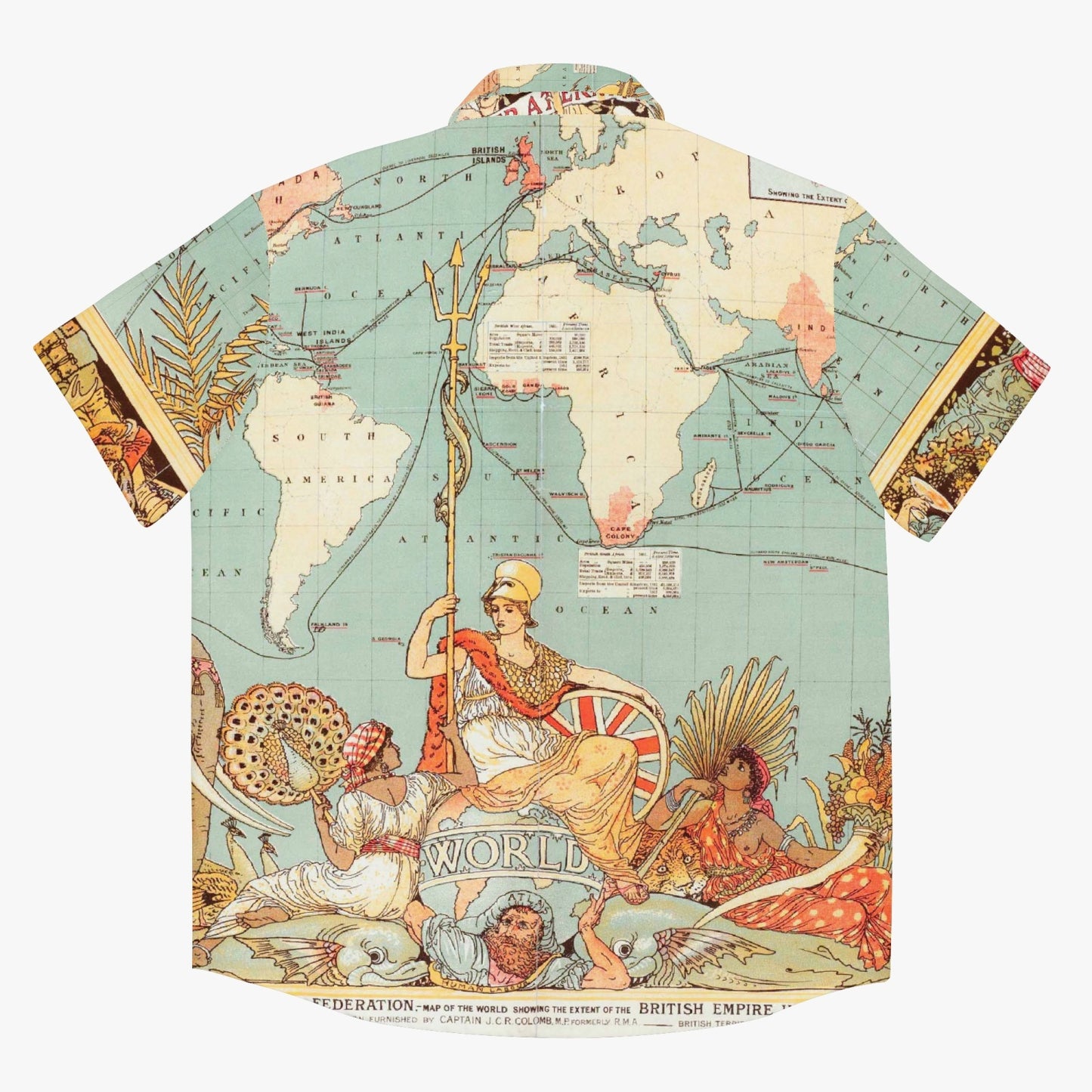 2. British Empire Map Hawaiian shirt