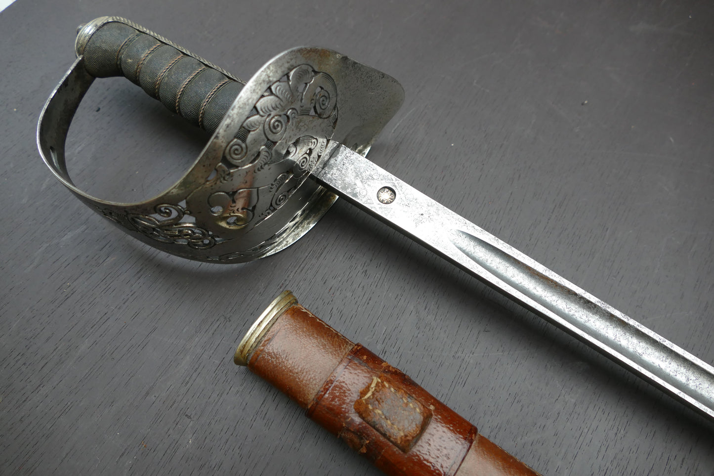 Antique British 1897 pattern Infantry Officers Piquet Sword. For sale