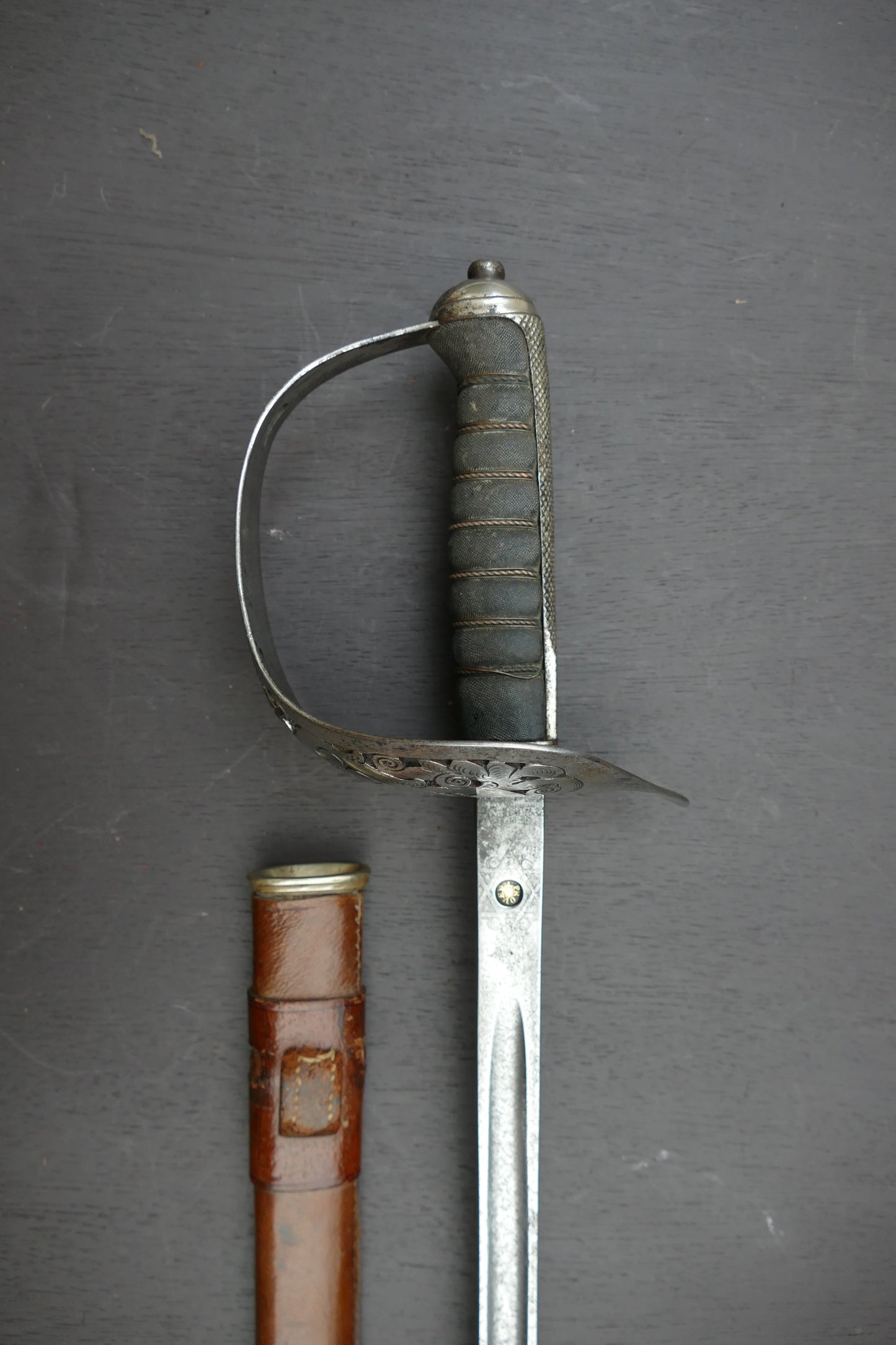 Antique British 1897 pattern Infantry Officers Piquet Sword. For sale