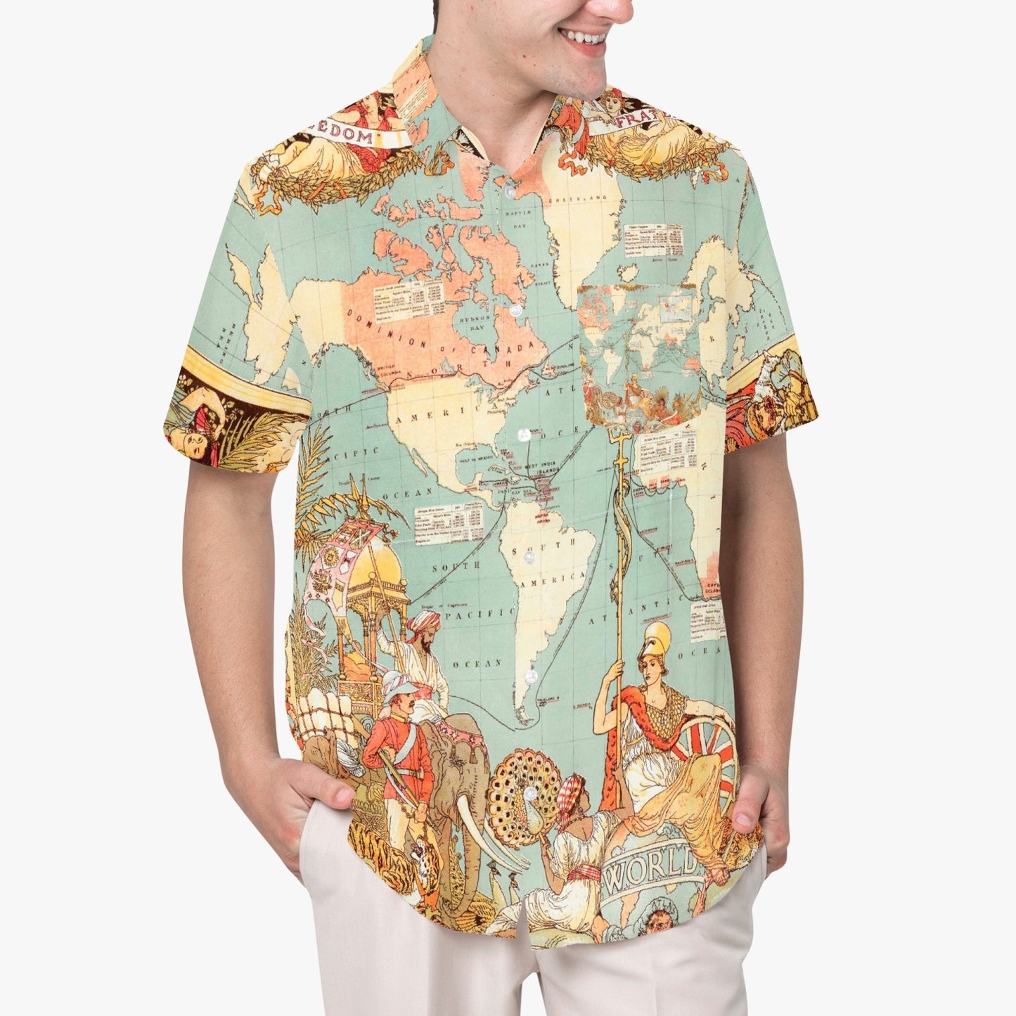 2. British Empire Map Hawaiian shirt